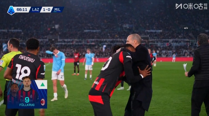 现场记者：莱奥对阿莱格里和普利西奇爆粗，抱怨后者不给他传球